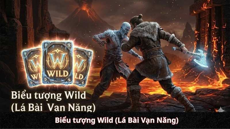 Thuật Ngữ Nổ Hũ VZ99: Cẩm Nang Giải Mã Scatter, Wild & Paylines Cho Người Mới Bắt Đầu Biểu tượng Wild (Lá Bài Vạn Năng)