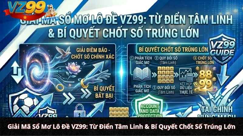 Giải Mã Sổ Mơ Lô Đề VZ99: Từ Điển Tâm Linh & Bí Quyết Chốt Số Trúng Lớn Giải Mã Sổ Mơ Lô Đề VZ99: Từ Điển Tâm Linh & Bí Quyết Chốt Số Trúng Lớn
