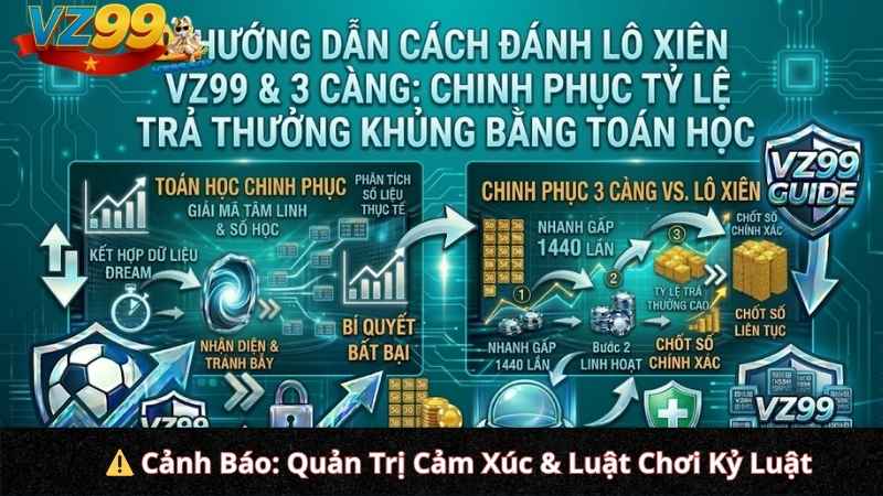 Hướng Dẫn Cách Đánh Lô Xiên VZ99 & 3 Càng: Chinh Phục Tỷ Lệ Trả Thưởng Khủng Bằng Toán Học Hướng Dẫn Cách Đánh Lô Xiên VZ99 & 3 Càng: Chinh Phục Tỷ Lệ Trả Thưởng Khủng Bằng Toán Học