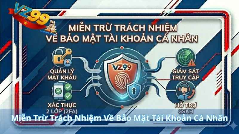 MIỄN TRỪ TRÁCH NHIỆM Miễn Trừ Trách Nhiệm Về Bảo Mật Tài Khoản Cá Nhân