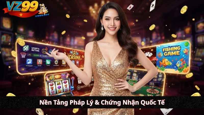 VỀ CHÚNG TÔI - VZ99 CASINO Nền Tảng Pháp Lý & Chứng Nhận Quốc Tế