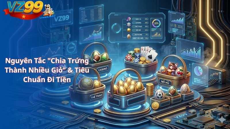 Nghệ Thuật Quản Lý Vốn Cá Cược VZ99: Bí Quyết "Chia Trứng" & Né Bẫy Kèo Dụ Của Nhà Cái Nguyên Tắc "Chia Trứng Thành Nhiều Giỏ" & Tiêu Chuẩn Đi Tiền