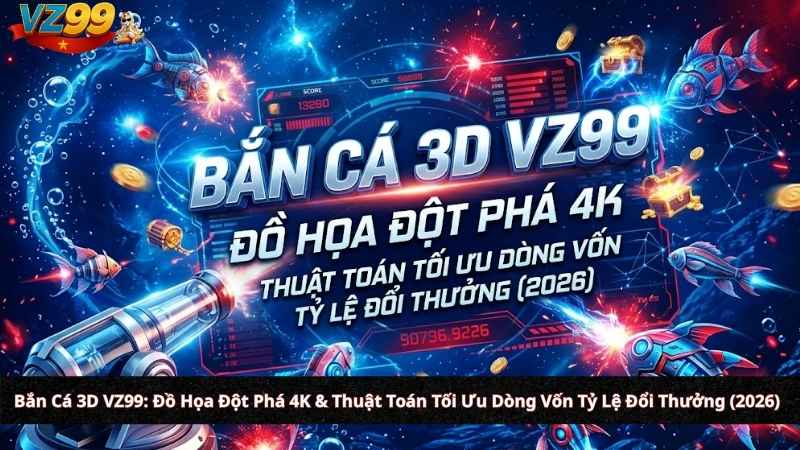 Bắn Cá 3D VZ99: Đồ Họa Đột Phá 4K & Thuật Toán Tối Ưu Dòng Vốn Tỷ Lệ Đổi Thưởng (2026) Bắn Cá 3D VZ99: Đồ Họa Đột Phá 4K & Thuật Toán Tối Ưu Dòng Vốn Tỷ Lệ Đổi Thưởng (2026)